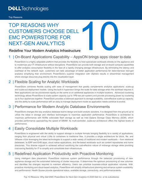 Top 10 Reasons Why Employees Stay Infographic Customers Choose Dell Emc