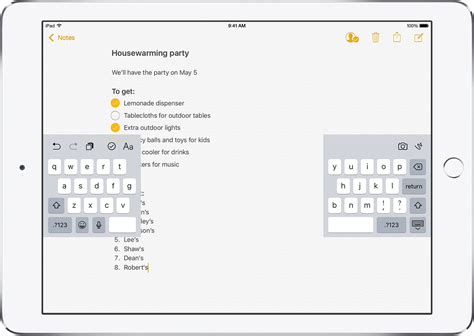 How To Split And Move The Keyboard On Your Ipad Apple Support