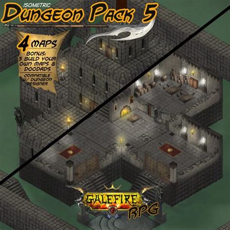 Isometric Dungeon Pack 5 Looted Tower Roll20 Marketplace Digital