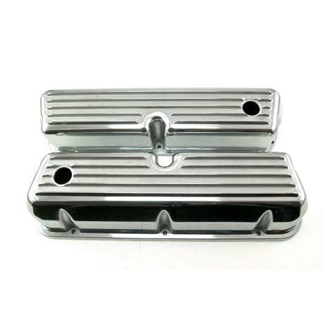 Fits Ford Sb 289 302 351 Windsor Classic Finned Aluminum Valve Covers