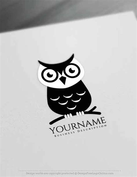 Build A Brand Online With The Owl Logo Template And Free Logo Maker