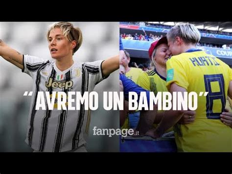 Juventus Femminile Lina Hurting E La Moglie Lisa Lantz Annunciano Avremo Un Bambino Youtube