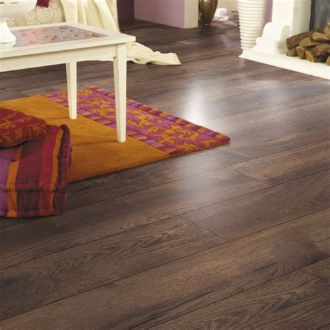 Dark oak flooring is great for vintage industrial or farmhouse style homes. Kronotex Amazone 10mm Pettersson Dark Oak Laminate Flooring (D4766) | Leader Floors