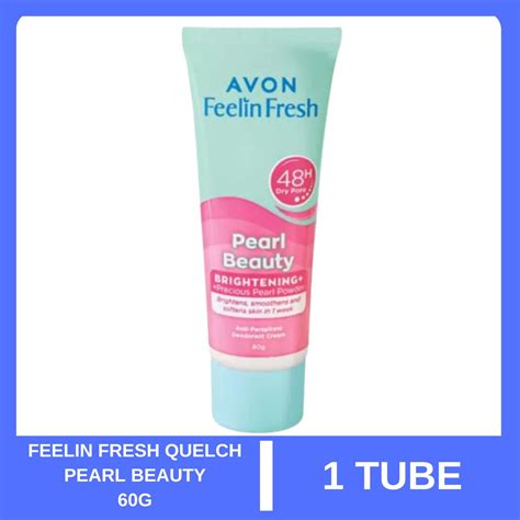 Avon Feelin Fresh Pearl Beauty Deodorant Quelch Anti Perspirant Cream