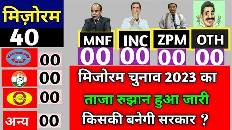 Mizoram Assembly Election Opinion Poll Who Will Win Mnf Inc