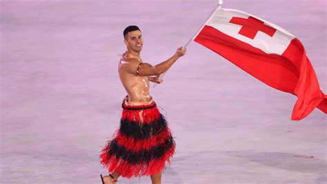 Tonga Flag Bearer Isnt Capitalizing On Sex Symbol Status At Olympics