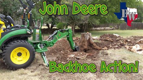 John Deere 1025r 2025r Tractor 260b Backhoe Use And Review Youtube