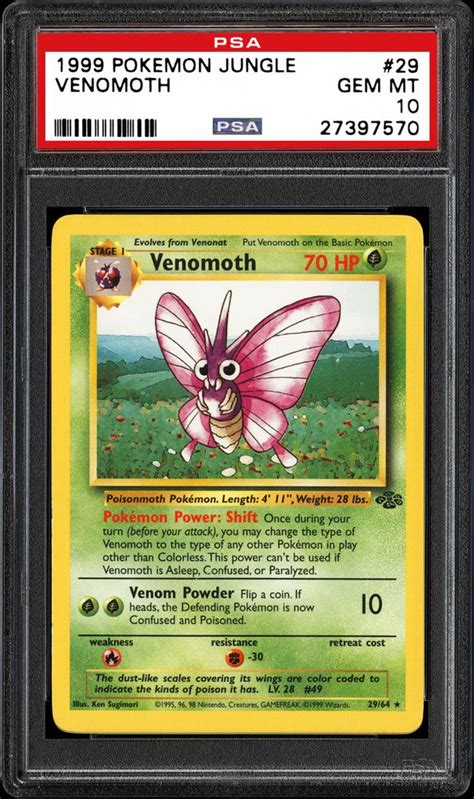 Does anyone know where i can find out the value of all my pokemon cards? Auction Prices Realized Tcg Cards 1999 Pokemon Jungle Venomoth