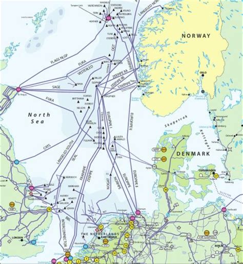 Norways Export Pipelines To The Eu Download Scientific Diagram