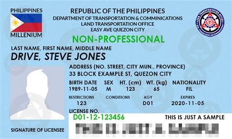 Student identification procedure at the student affairs office. Validity of PH drivers' licenses now 5 years, can be ...