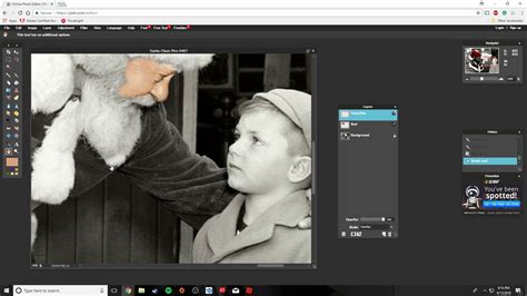 Colorize A Black And White Photo With Pixlr Youtube