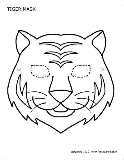 Tiger Mask Free Printable Templates And Coloring Pages Firstpalette