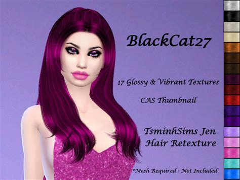 The Sims Resource Blackcat27 Wings Os0915 Hair Retext