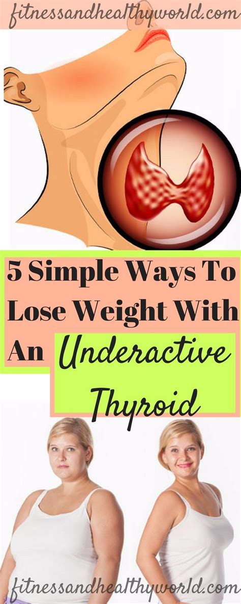 5 simple ways to lose weight with an underactive thyroid healthylife
