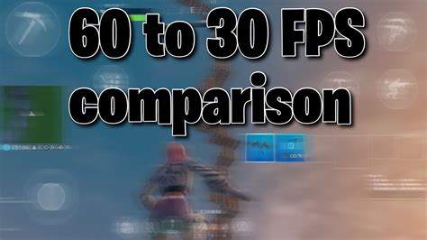 30 Fps Vs 60 Fps Fortnite Mobile Comparison Youtube