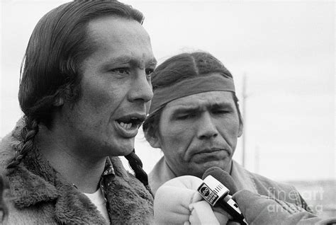 Russell Means And Dennis Banks Speaking By Bettmann