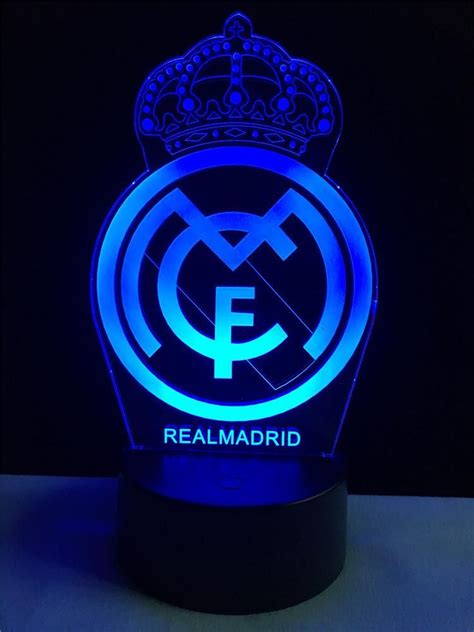 Mysterious iphone wallpaper logo real madrid 3d hd wallpapers. Real Madrid logo LOGO touch 3D colorful Nightlight lamp ...