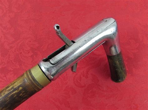 422 Scarce French 19th Century St Etienne Pinfire Cane Gun