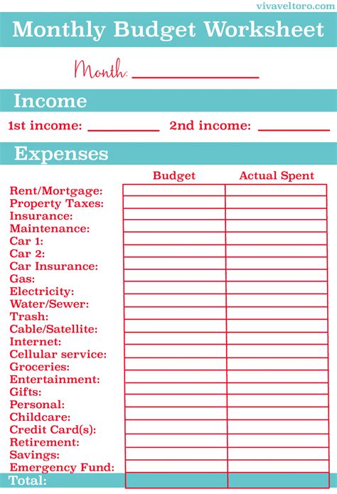 baby budget spreadsheet uk  excel  printable budget