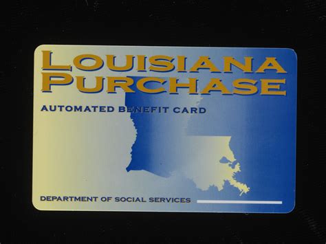Louisiana Electronic Benefit Transfer Card | Smithsonian Institution