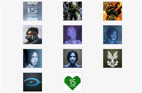 Check Out The New Xbox And Halo 15th Anniversary Gamerpics