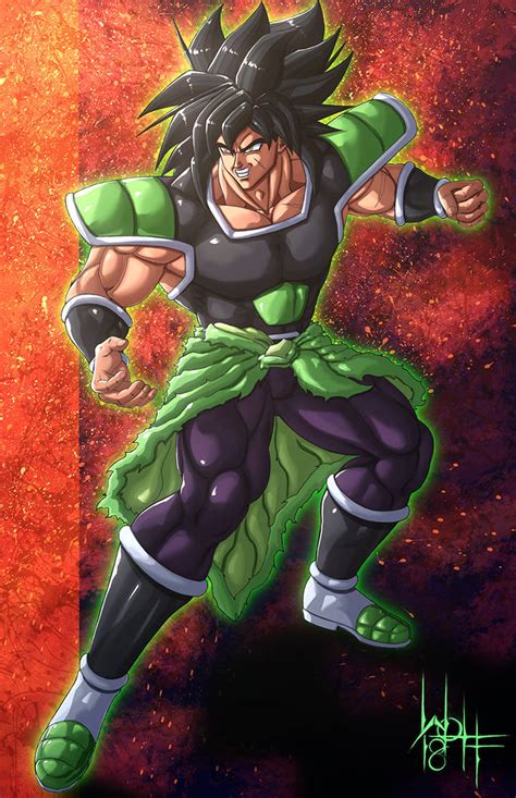 Broly Battle Form By Sirwolfgang On Deviantart