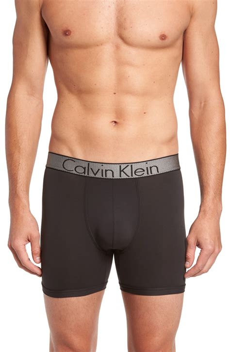 Calvin Klein Customized Stretch Boxer Briefs In Black For Men Save 54
