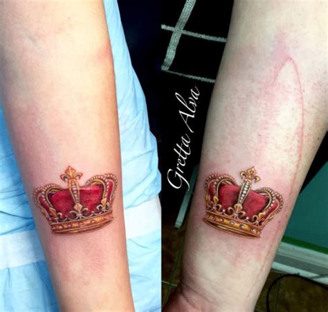 32 Beautiful Crown Tattoos Fit For Royalty Tattooblend