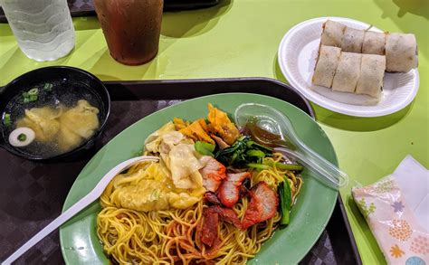 Wonton Mee And Popiah Albert Food Centre Singapore Dining And Cooking