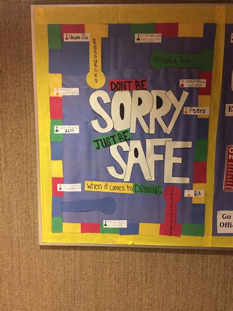 ra bulletin board idea alcohol tips resources and consequences res life bulletin boards