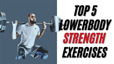Top 5 Lowerbody Strength Exercises For Basketball Players Youtube