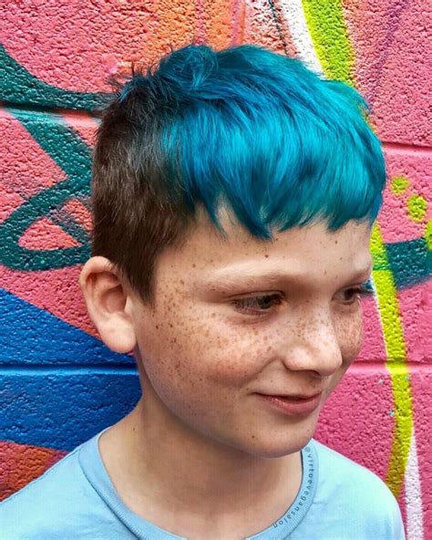 Blue Hair Dye For Kids Freddie Herman