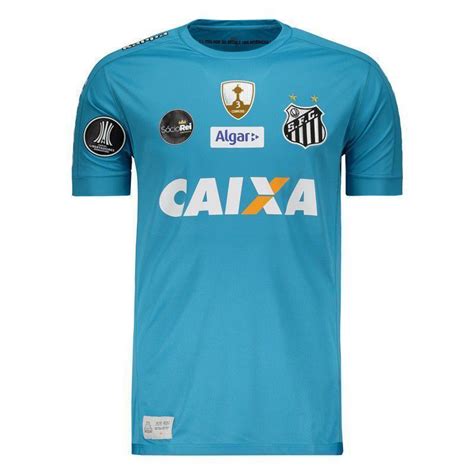 Goleiro cobra valores atrasados e pede rescisão contratual. Camisa Kappa Santos Goleiro IV 2017 Libertadores 1 ...