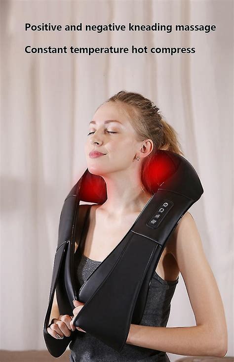 Massagers For Neck And Back With Heatdeep Tissue 3d Kneading Pillow