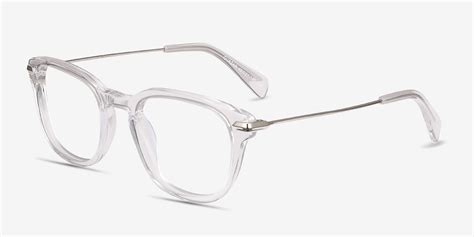 Quazar Rectangle Clear Full Rim Eyeglasses Eyebuydirect Canada