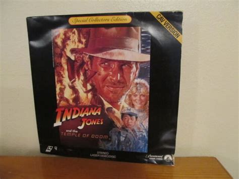 Indiana Jones And The Temple Of Doom Laserdisc Laser Disc No