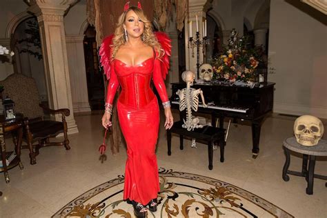 Mariah Carey Shows Off Her Devilish Curves Page Six