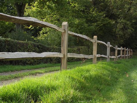 Post And Rail Fencing Attractive In Its Simplicity Softwood Posts