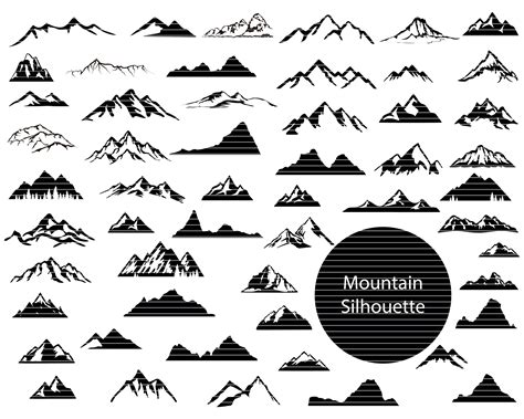 Mountain Svg Bundle Mountains Svg Mountain Clipart Mountain - Etsy Hong