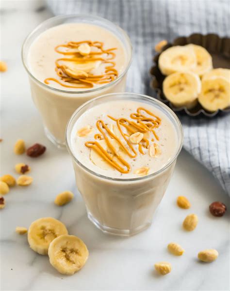 Peanut Butter Banana Smoothie Simple And Healthy Wellplated