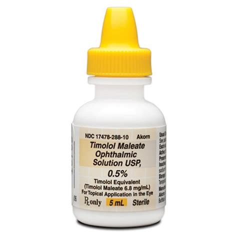 Timolol Maleate Solution Timolol Maleate Opthalmic Solution Latest