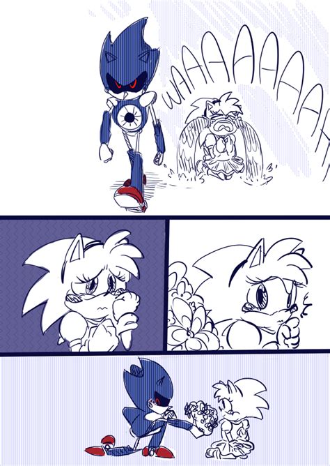 Metal And Amy Sooooo Cute X3 Sonic The Hedgehog Hedgehog Art Shadow