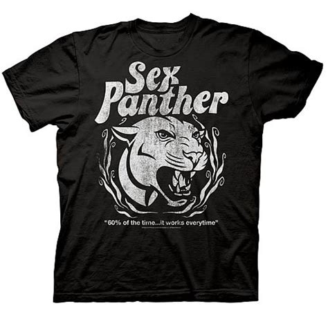anchorman sex panther black t shirt entertainment earth