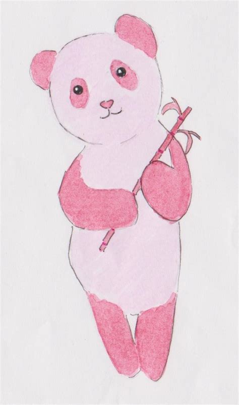Pink Panda By Waterlily12 On Deviantart