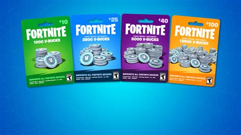 Les Cartes De V Bucks Bientôt Disponibles En Boutique