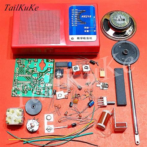 Fm Radio Electronic Parts Diy Kit Kit Production Assembly Components Of