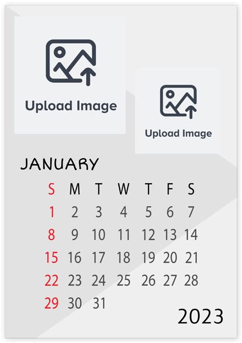 White Grey Tri Desk Calendar Portrait Desk Calendars Design Customize