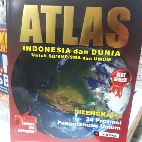 Jual BUKU ATLAS INDONESIA DAN DUNIA 34 PROFINSI Shopee Indonesia