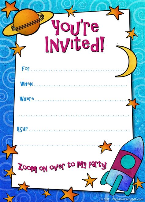 Free Invite Designs Printable