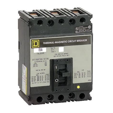 Schneider Electric Square D Fal34100 Powerpact® Molded Case Circuit